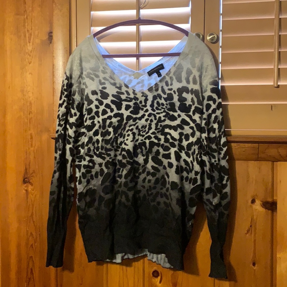 Lane Bryant leopard sweater